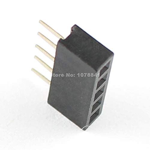 Wiring Connecting Terminals - 100pcs 2mm 2.0mm Pitch 1x5 Pin 5 Pin Single Row Straight Female Header Strip