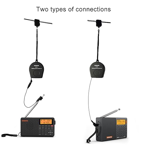 Image of XHDATA AN-80 Shortwave Antenna FM SW External Antenna Whip Antenna to Improve Signal Reception