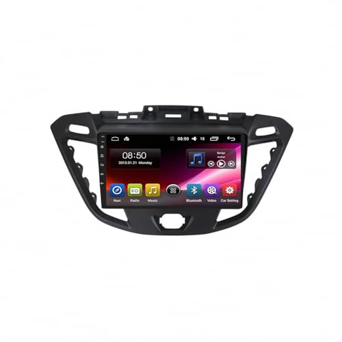 Pantalla de coche con Android Auto para viajar en Ford Transit y Tourneo Custom