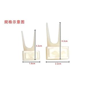 Plifet – 20 Horquillas para pájaros o pájaros con Pinza para Alimentar a los Alimentos