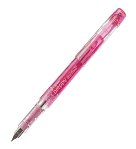 Image of PLATINUM Preppy Pink Fountain Pen, Fine Nib, Precision Writing Pen with Smooth Ink Flow.