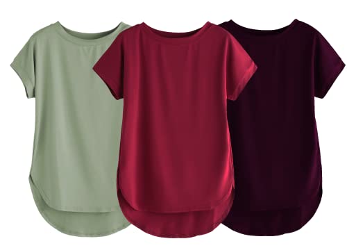 Image of Fabricorn Stylish Plain Up and Down Cotton Tshirt for Women