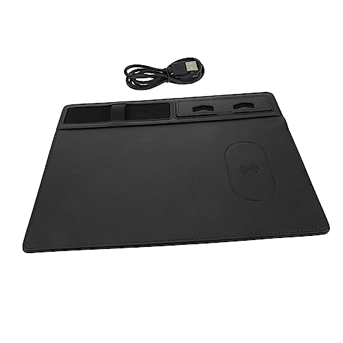 KOMBIUDA wireless charging mouse pad anti slip pad wireless charging pad mini gaming mat gaming pad ergonomic pad fast charging pad mousepads for desk large mousepad non-slip pu Accessories