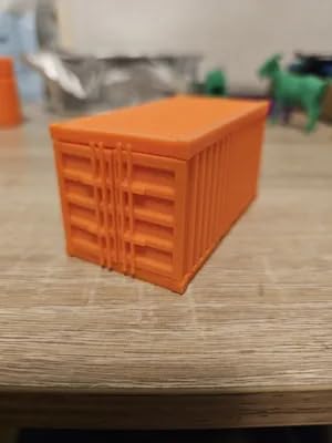 Image of FuOnXen Container for 1 /64 Scale Matchbox Cars, 2 Pack Shipping Container Model, Green, Black, Grey, Blue, Yellow, White, Red Available