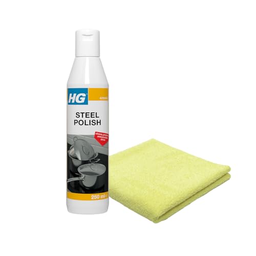 Image of HG Steel Polish with Microfibre Cloth