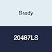 Brady 20487LS Polyester Protective Overlay for Paper Label, 11" W x 8" H, Clear (Pack of 100)