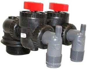 1.5 Cubic Ft. Whole House Calcite pH Acid Neutralizer Filter System for Well Water | Upflow, In and Out Valve 10"x 54" Tank