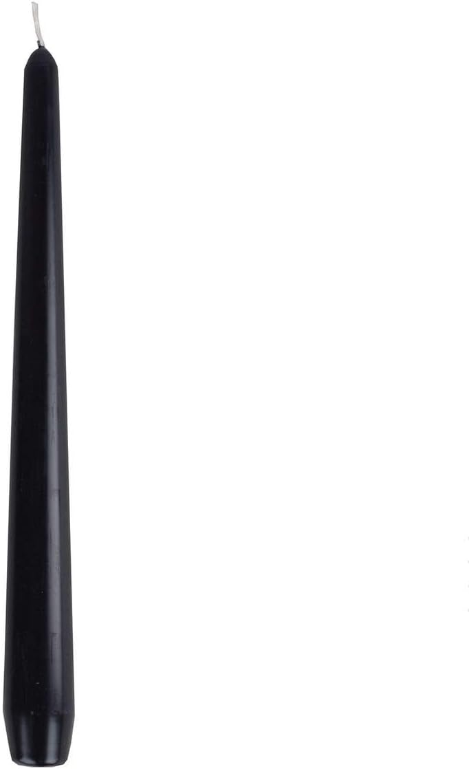 Papstar 50 Taper Candles Diameter 2.2 cm Length 25 cm Black