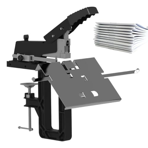 Grapadora de escritorio A3 A4 de gran capacidad con margen externo ajustable