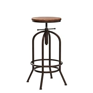 Set of 2 Industrial Bar Stool-Retro 26-32.3inch Swivel Stools-Extra Tall Kitchen Chair-Bar Counter Height Adjustable-Fully Welded (Copper 2PCS) Set of 2 Industrial Bar Stool Retro 26 323inch Swivel Stools Extra Tall Kitchen Chair Bar Counter Height Adjustable Fully Welded Copper 2PCS