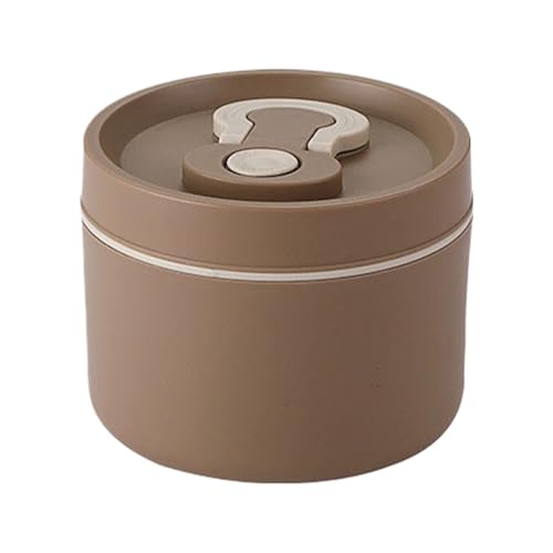 Gazocua Termo Comida Caliente, 650ml Fiambreras Termica Comida Caliente De Acero Inoxidable Con Doble Nivel | Contenedores Almacenamiento Para Guardar Comidas, Almuerzos, Sopas 11,7x9,5cm