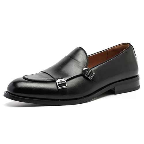Men's Dress Shoes Leather Penny Loafers for Men Slip-On Formal Dress Loafers for Men