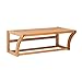 Organize It All Natural Bamboo Wall Mounting Shelf with Towel Bars