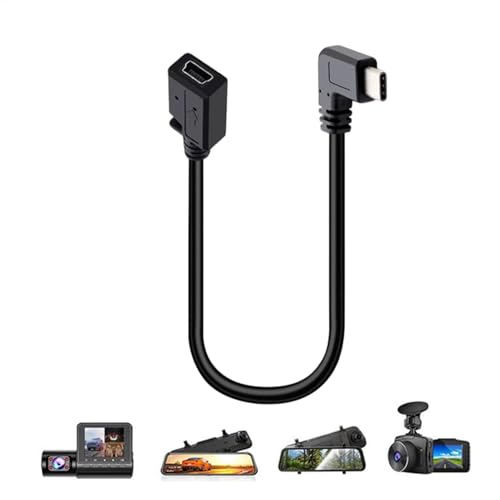 Cable de carga tipo C, cable de carga tipo C | Cable de carga de codo adaptador USB, cable USB C de sincronización de datos, cable USB hembra a macho, cable de carga tipo C para portátiles, tabletas,