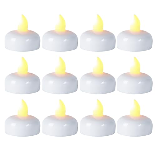 Luces LED de té flotantes para decorar centros de mesa en bodas románticas y fiestas de Halloween