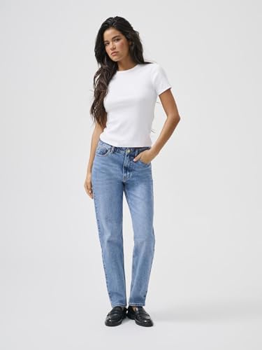 Image of ONLY Womens 5 Pocket Mild Wash Jeans