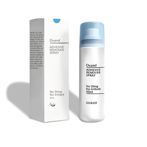 Adhesive Remover Spray No Sting Medical Adhesive Remover for Skin Ideal for Ostomy Patients Sensitive Skin and Bandage Removal Alcohol Free 50 ml
