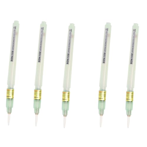 KRYSGO 6PCS BON-102 Solder Paste Flux Pen with Soft Brush Tip for PCB Board Soldering Tools, BED558