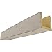 Ekena Millwork BMKP3C0060X060X168BP 3-Sided (U Knotty Endurathane Faux Wood Ceiling Beam, 6"W x 6"H x 14