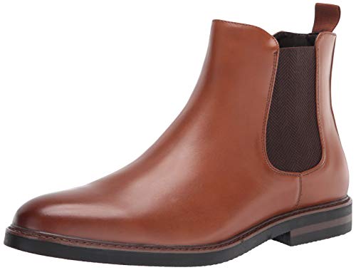 Unlisted By Kenneth Cole Men's Peyton Chelsea Boot, Cognac, 10 #TOP3