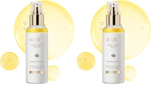 Image of d'alba Piedmont Italian White Truffle First Spray Serum, Vegan Skin Care, Hydrating Face Moisturizer, Glow Serum for Radiant Skin, Non Comedogenic, All In One Mist, Korean Skin Care - 100ml