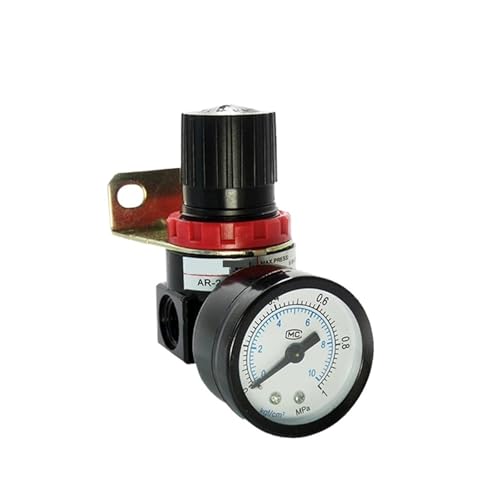 Compresseur contrôle d'air AR2000 G1/4 vanne de régulation avec jauge pneumatique EU