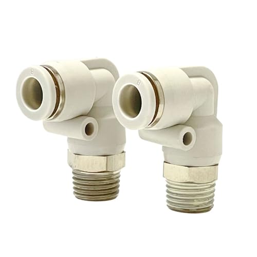 Connecteurs pneumatiques rapides PL10-03 en L pour vérin hydraulique, lot de 20 pièces - 2