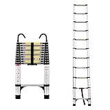 LumaTide Folding Ladder with Tool Hook, Multi Use Step Ladder for Home and Work (Small)