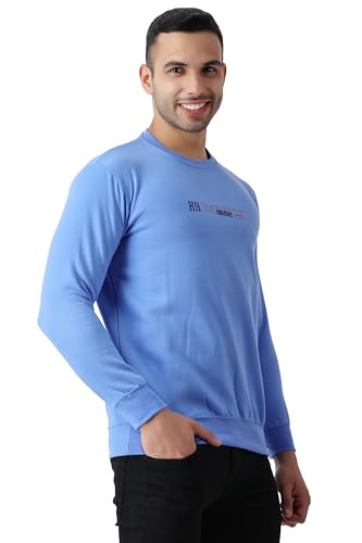 Image of MALENO Men Stylish Full Sleeves Red & Yellow Sweat Shirt
