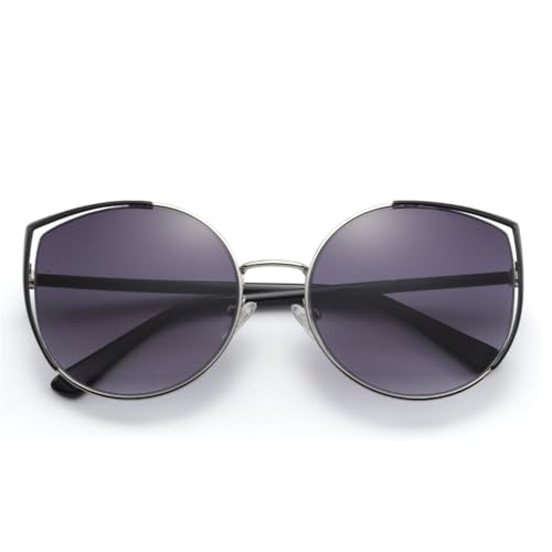 Lunettes de soleil œil de chat contre l'éblouissement : monture alliage femmes