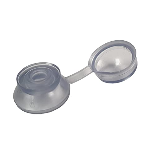 TERF® M6 x 20mm Clear Flexible PVC Hinged Roofing Sealing Washer & Cap Cover M6 (6mm) X 20mm To Fix Roof Sheeting To Timber Sub Frames For Weatherproof Sealing Protecting - Image 2