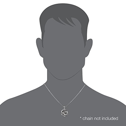 WithLoveSilver 925 Sterling Silver Ouroboros Infinity Snake Serpent Pendant2