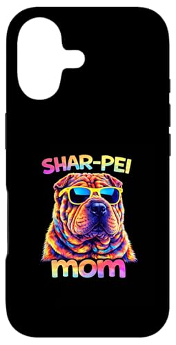 Shar Pei Mom Pop Art Cute Shar-Pei Dog Mom Case for iPhone 17