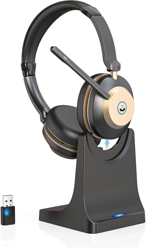 ワイヤレス Bluetooth ヘッドセット 両耳