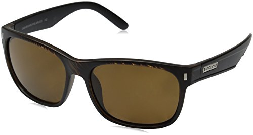 Suncloud Dashboard Polarized Sunglasses, Blackened Tortoise Frame, Brown Lens