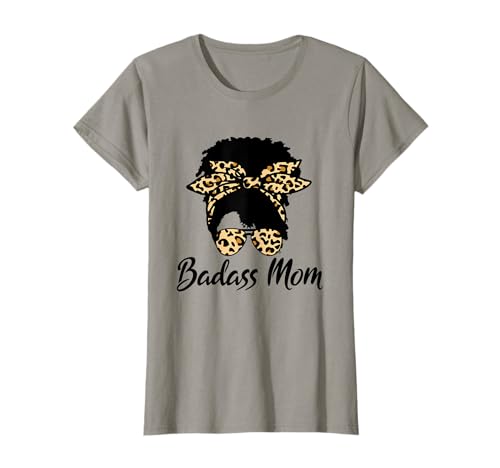 Badass Mom Mama Cute Mother's Day Leopard Sunglasses T-Shirt