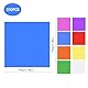 200 Stück Bonbonpapier, Farbige Zellophanfolie Bunt Geschenkfolie Farbig Cellophan Folie Quadratisch Cellophanfolie Bunte farbiges Glasfolien für Verpacken Süßigkeiten DIY Arts Dekoration