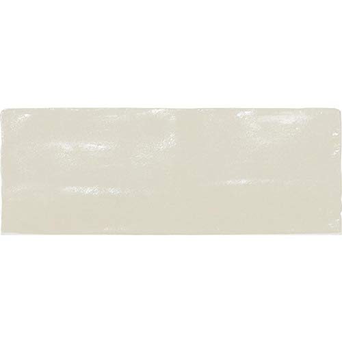 Zellige Ceramic Tile Sample, Handmade-esq Subway Tile. 1-2.5x8 of Backsplash