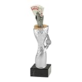 🎁 IDEA REGALO ORIGINALE – Ottima scelta come regalo per appassionati di giochi di carte o per celebrare traguardi speciali. Bellissimo da esporre su scrivanie, scaffali o bacheche.