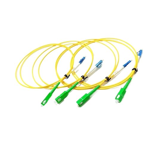 Câble de raccordement fibre optique simplex haute précision 5m SC/APC vers LC/UPC 3.0mm