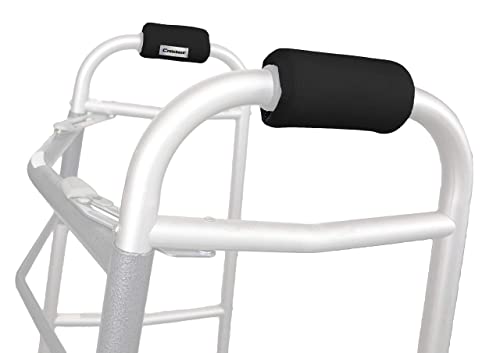 Crutcheze Walker Padded Hand Grip Covers Made In Usa Moisture Wicking, Comfort, Fashion, Washable Orthopedic Products Accessories (Black) #TOP5