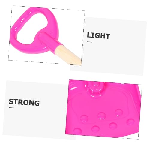 Supvox Junge Mädchen Schneeschaufel Aus Kunststoff Interlockendes Design Leicht Und Tragbar Für Strand Und Schnee Rosa Langlebig Für Kreatives Spielen Im Freien
