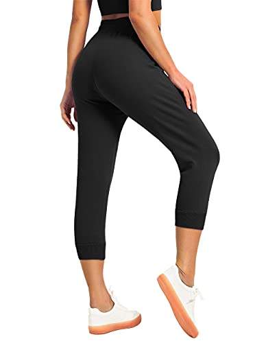 Specialmagic SPPAN0005 Women'S Sweatpants Capri Pants Cropped Jogger Running Pants Lounge Loose Fit Drawstring Waist thumb #2