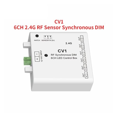 Boîtier de commande LED 12V à synchronisation du capteur 6CH conception ultra-mince - 2