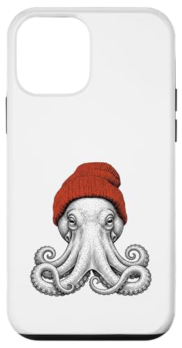 Funny Octopus Sea Animal Beanie Ocean Lover �X�}�z�P�[�X iPhone 12 mini �p