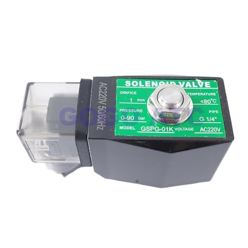 Válvula solenoide 2 vías normalmente abierta con cuerpo de acero inoxidable SS304 resistente 3