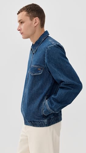 A.P.C. Men's Fabrizio Zipped Blouson Jacket4