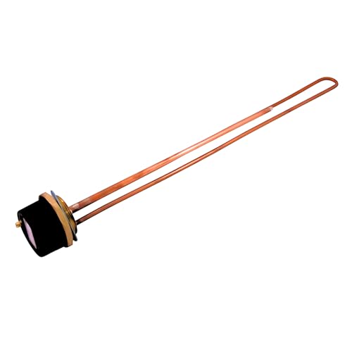 LavaTherm – Shel (Backer) 27″ Immersion Water Heater with Pre-Installed Thermostat – 3kW Copper Element – Direct Replacement for Backer Immersions – 2¼″ BSP Thread – UK Made