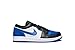 Jordan Mens Air 1 Low Royal Toe - White/Royal Blue/Black/White - Size 10.5