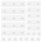 20 Stück Dusch Caddy Klebehaken Ohne Bohren,Duschregal Klebehaken Dusche Ablage, Wasserdicht Badezimmer Wandhaken für Duschhalterung Ecke Duschablage Duschkörbe Badregal Ohne Bohren Duschhaken